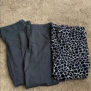 Bundle of 3 dress pants.
